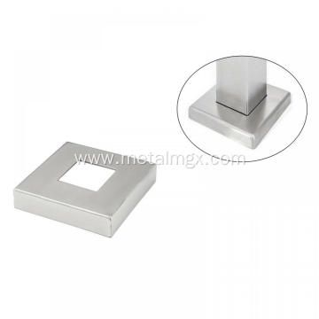 Stainless Steel Post Base Flange Square Cover